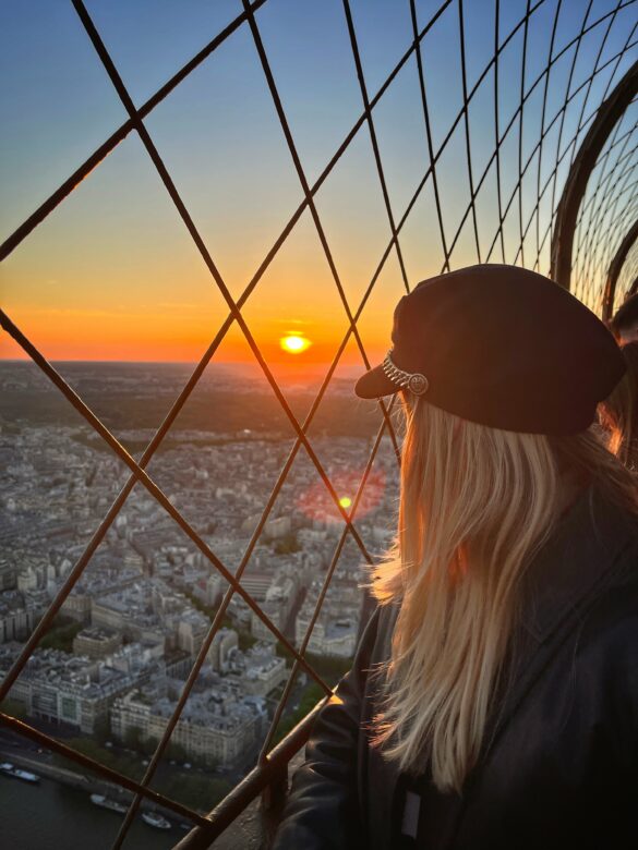 Visiter Paris - Coucher de soleil Tour Eiffel