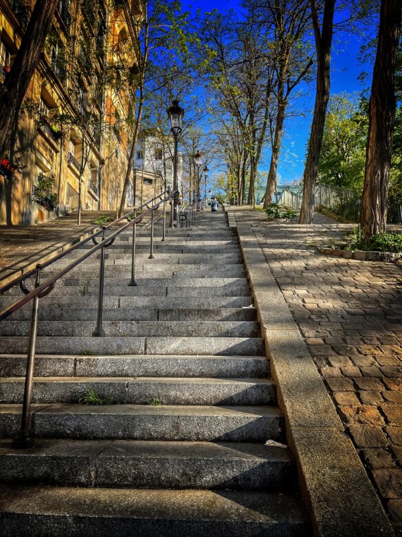 Visiter Paris en 3 jours - Les escaliers de Montmartre