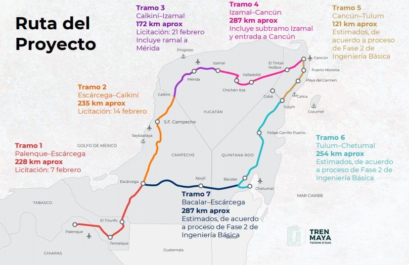Train Maya Mexique