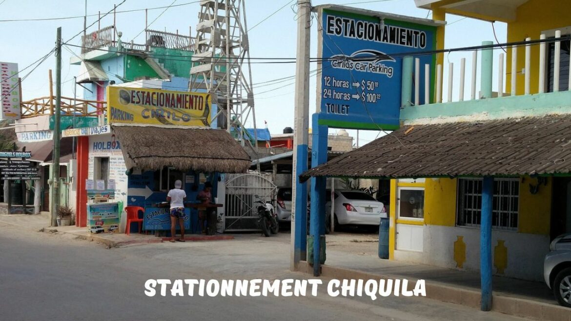 Holbox : Le stationnement à Chiquila