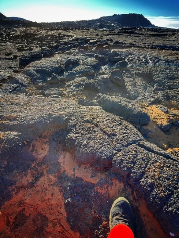 Randonnée au cœur du Volcan de Meradalir en Islande